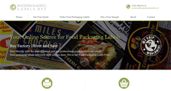 Desktop Screenshot of foodpackaginglabels.net